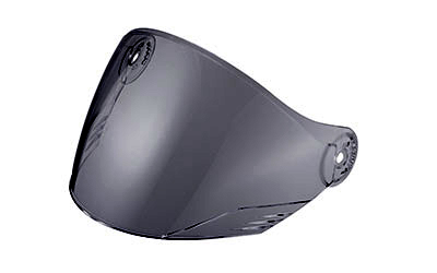 Light dark 40/45% antiscratch visor homologated