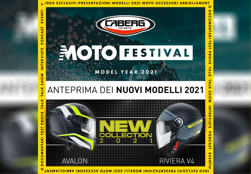 Copertina Motofestival per anteprima nuovi modelli 2021 Avalon e Riviera V4