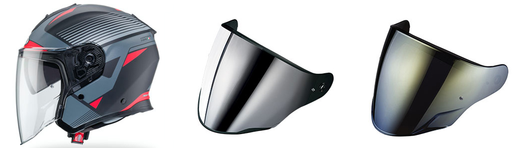 silver and gold visors - FLYON