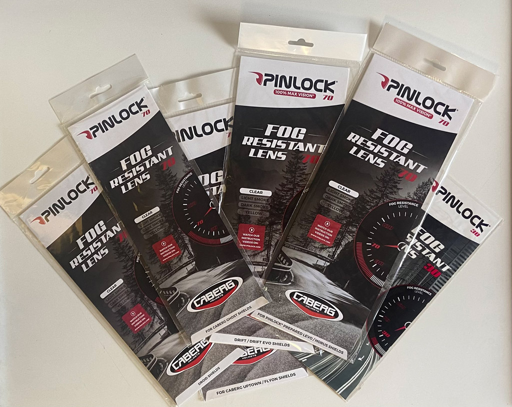 PinLock anti-fog lens