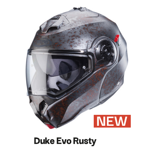 new Caberg flip up helmet: DUKE EVO Rusty