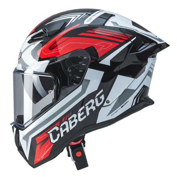 caberg drift evo with an integrated sunshade visor