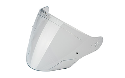 visiera trasparente antigraffio