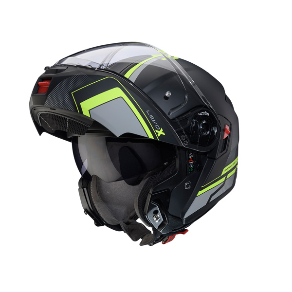 casco per touring: modello LEVO X Elite aperto